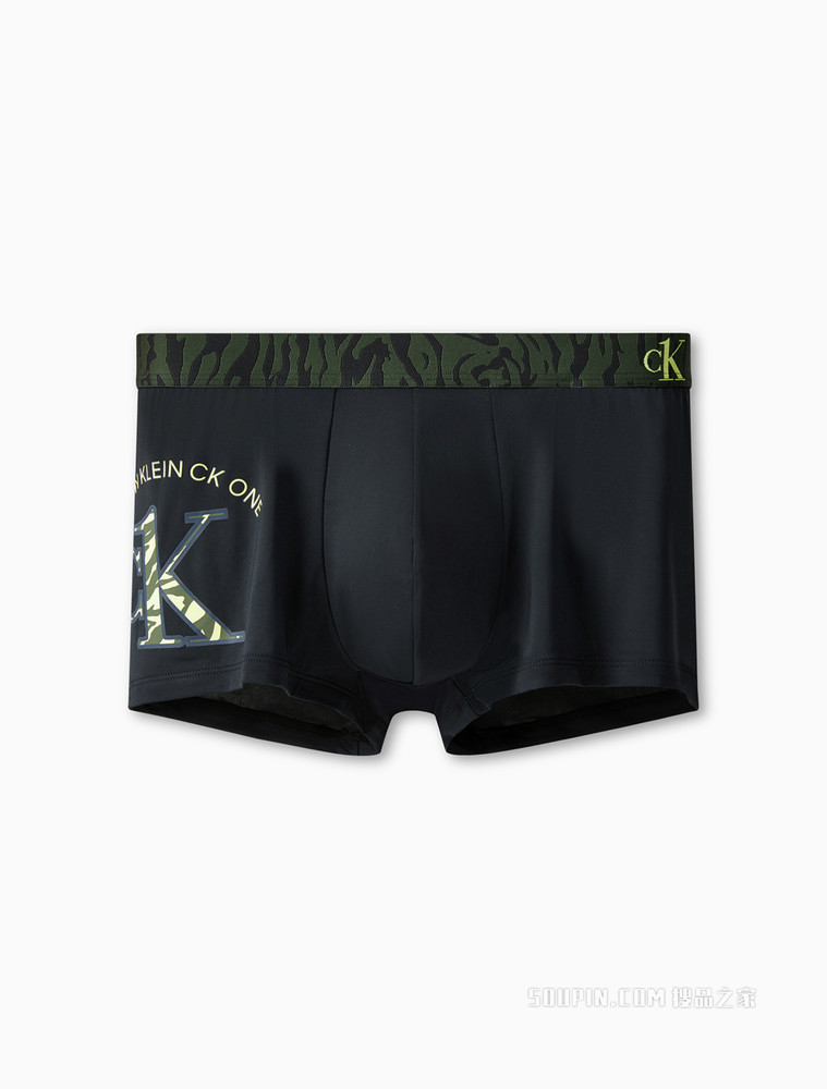 【One有引力带】Calvin Klein 男士迷彩腰边平角内裤NB2982