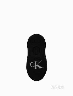 Calvin Klein 女士休闲浅口CK字母提花船袜短袜CKP12862