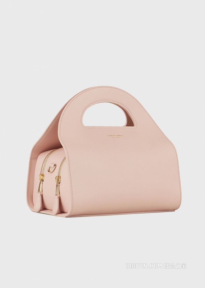 质感皮革小号背提包 | Giorgio Armani