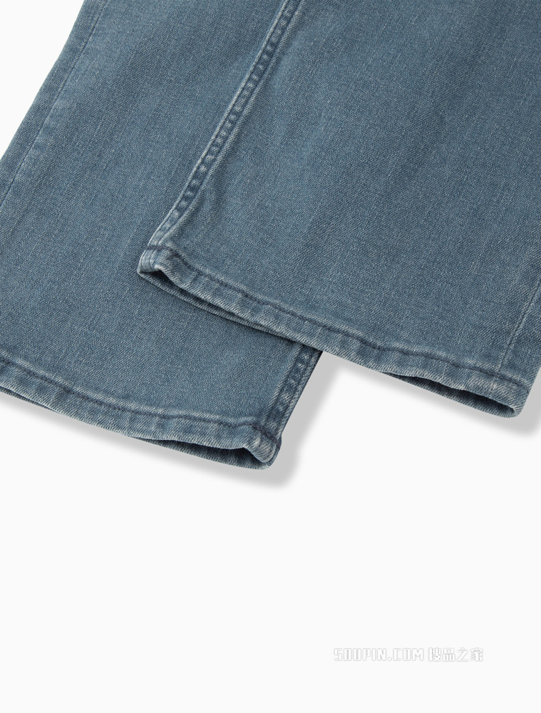 Calvin Klein 男士时尚合体LOGO贴片水洗弹力牛仔裤J319356