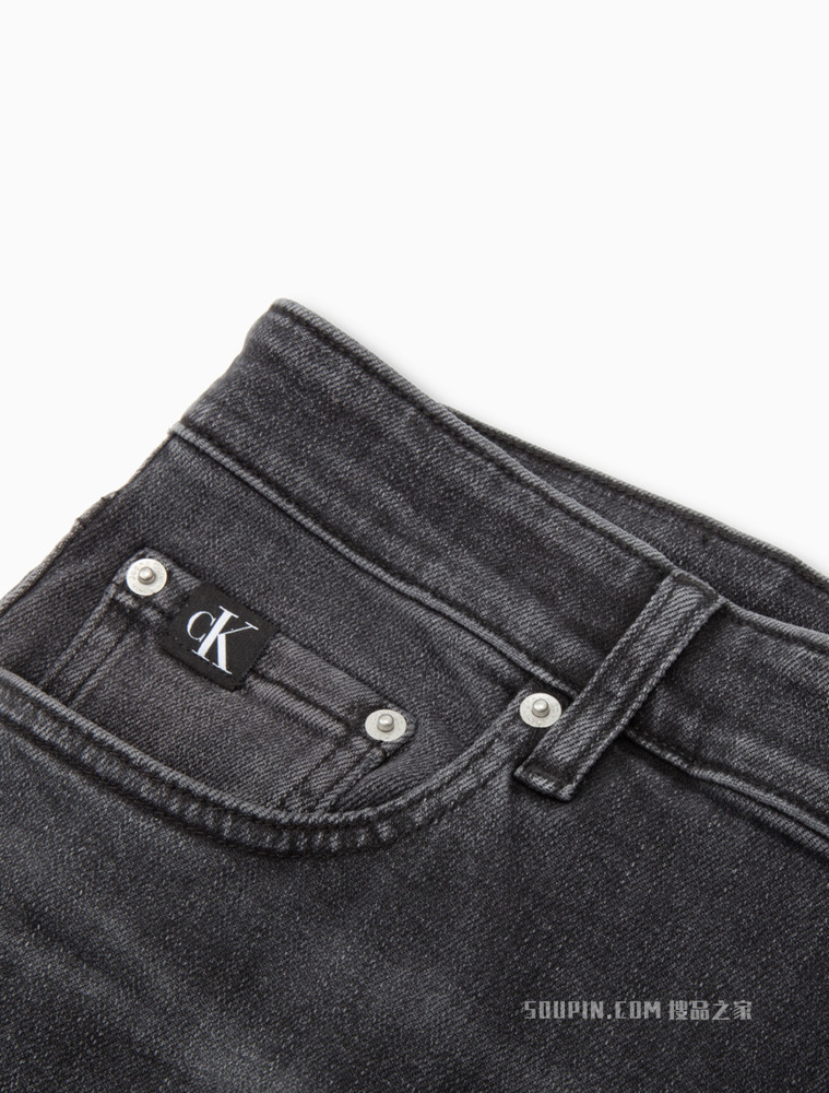Calvin Klein 男士时尚合体版弹力破洞水洗牛仔裤J320957