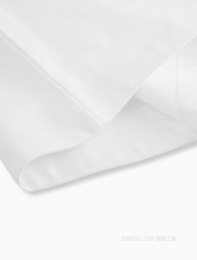 Calvin Klein 女士休闲圆领纯棉简约LOGO短袖T恤J218886