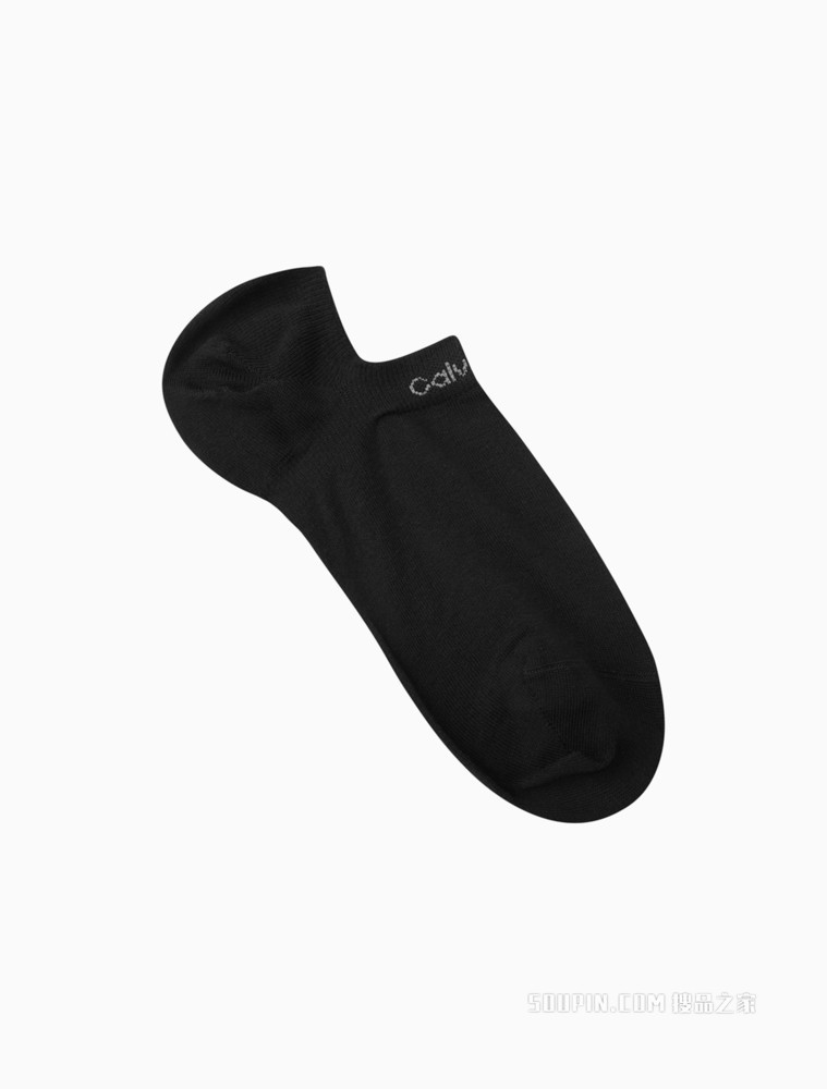 Calvin Klein 男士两双装浅口简约LOGO提花运动短袜CKP32851