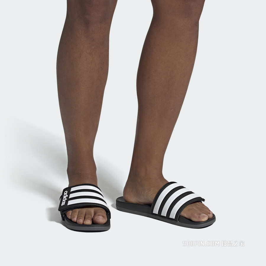 ADILETTE COMFORT ADJ 夏季游泳运动凉鞋拖鞋