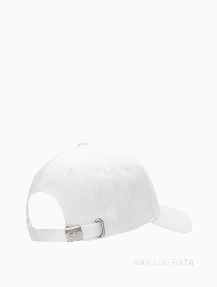 Calvin Klein 男士纯棉金属卡扣LOGO刺绣鸭舌棒球帽HX0261