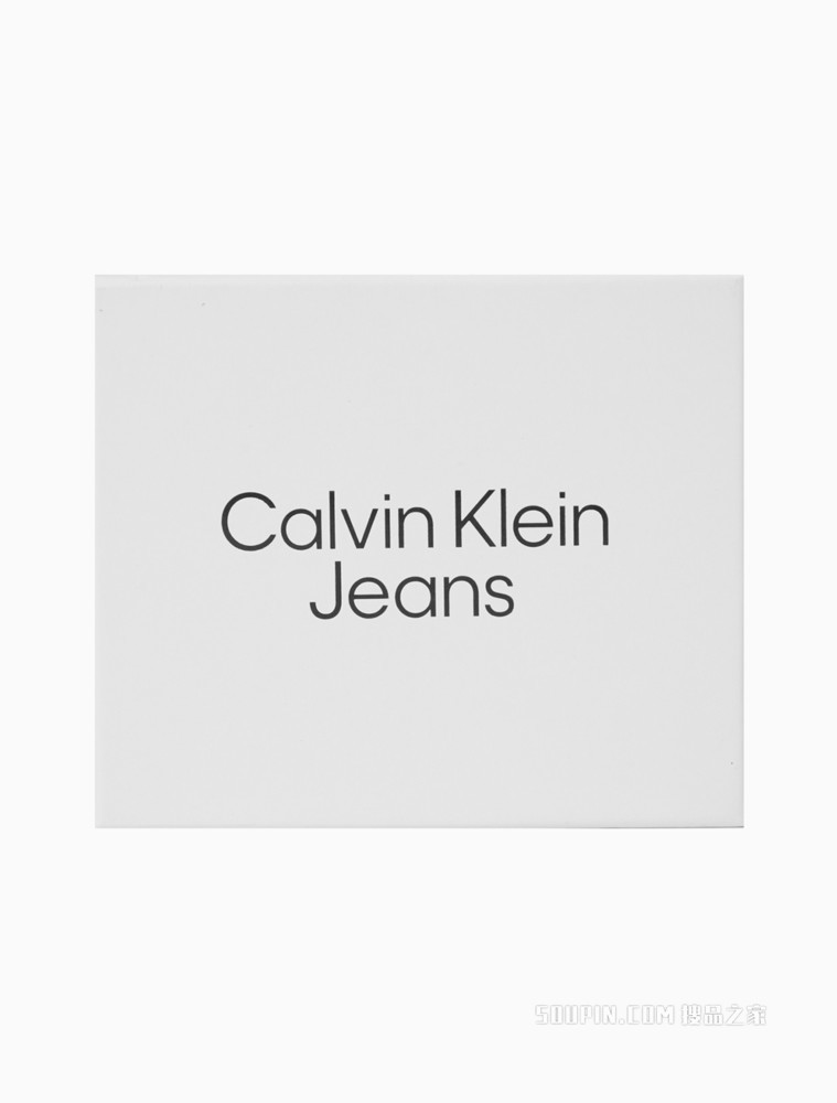 Calvin Klein 男士商务压纹LOGO多卡位方形折叠钱包HP1754