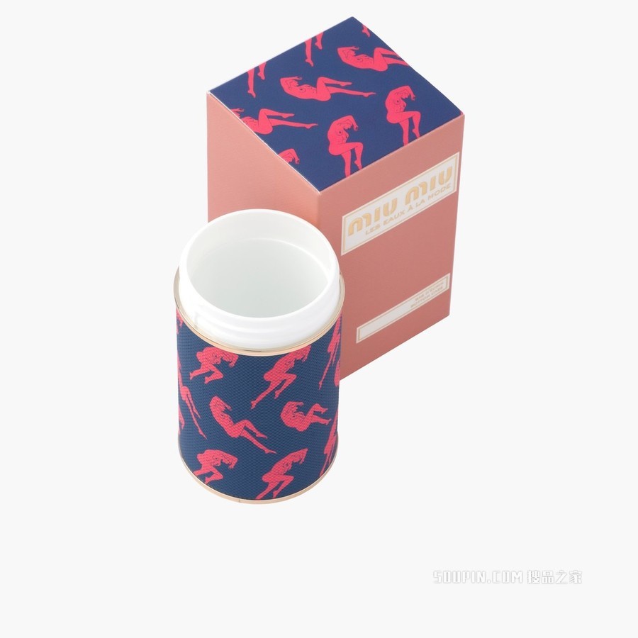 女士印花霓裳时装香水底壳