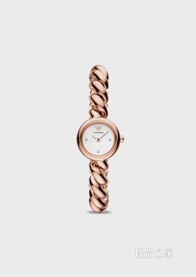 简约气质玫瑰金石英腕表 | Emporio Armani