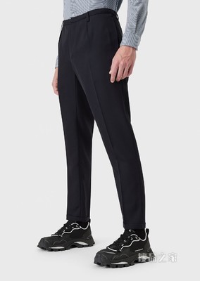 翻边经典时尚休闲裤 | Emporio Armani