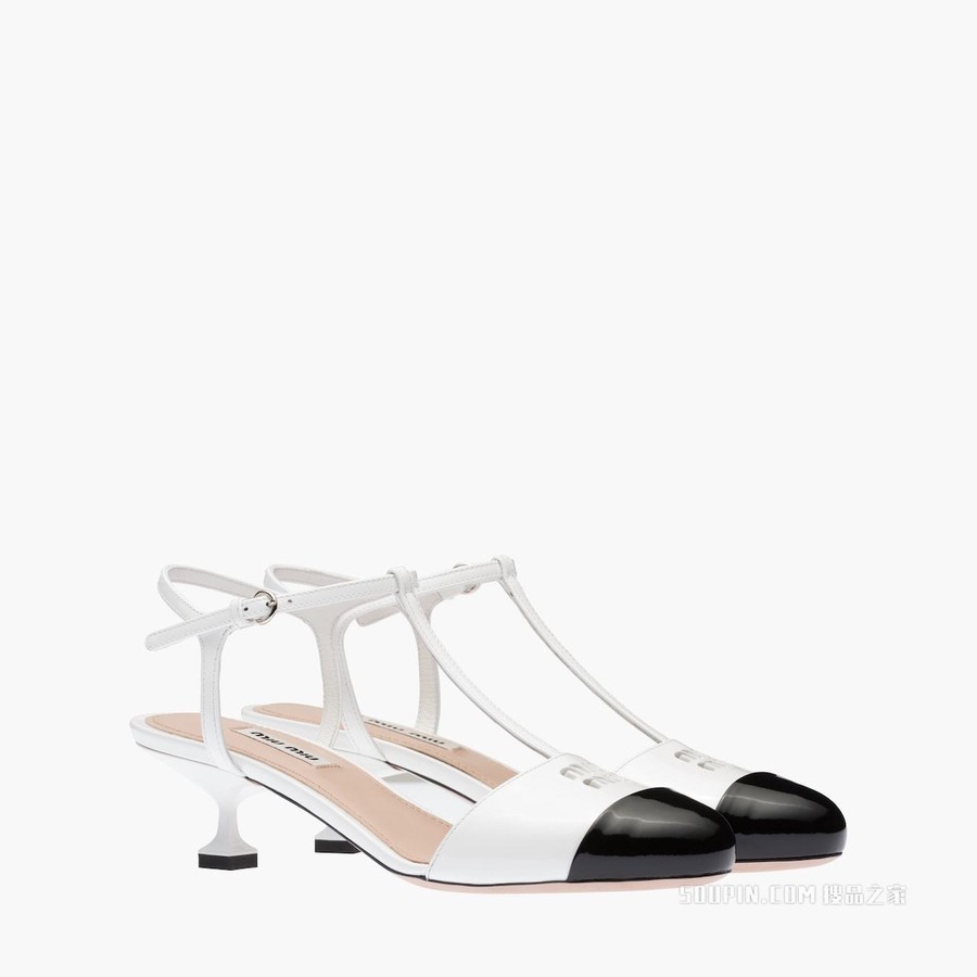 Killer Heel 漆皮后饰带高跟鞋