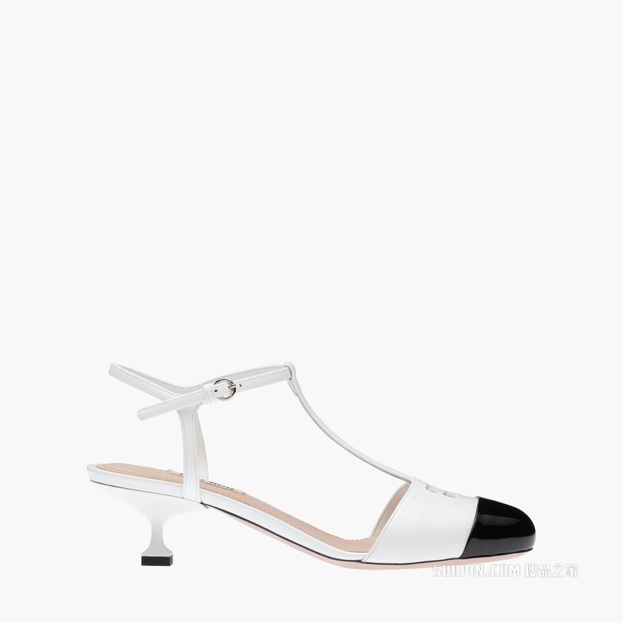 Killer Heel 漆皮后饰带高跟鞋