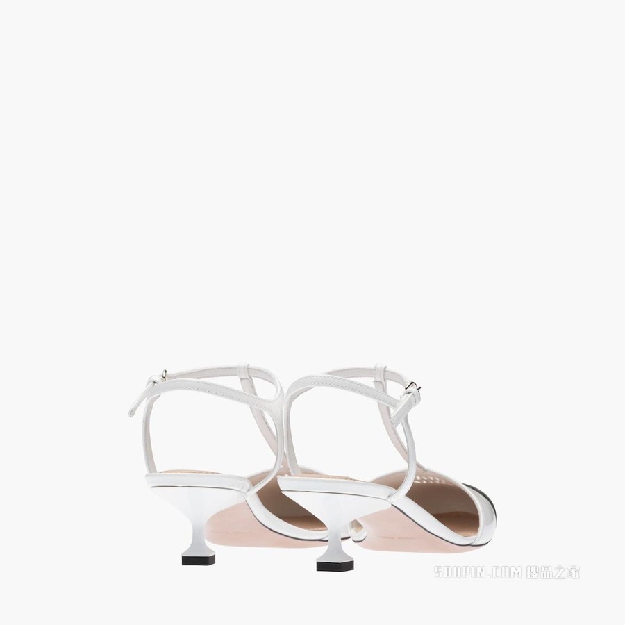 Killer Heel 漆皮后饰带高跟鞋