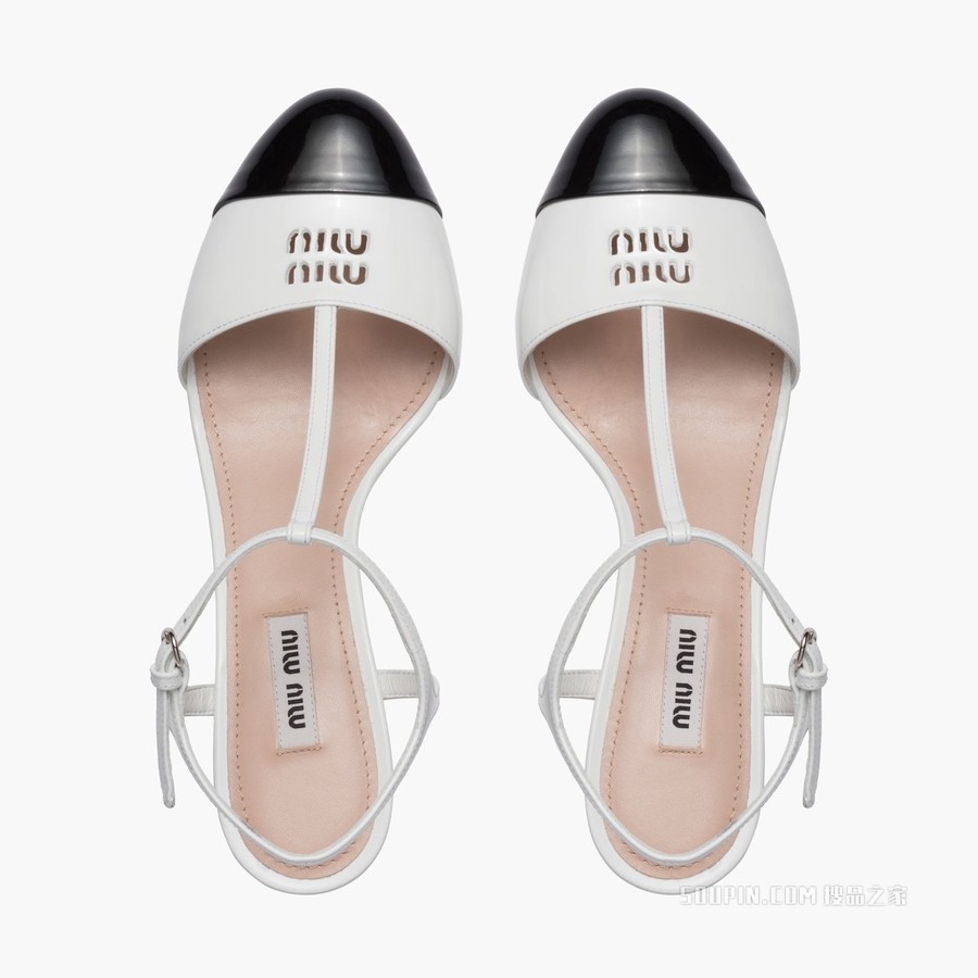 Killer Heel 漆皮后饰带高跟鞋