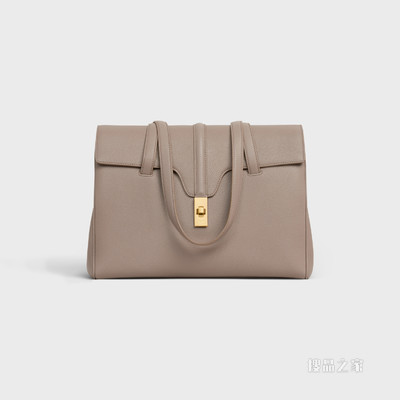 SOFT 16中号柔软粒面牛皮革手袋 24104