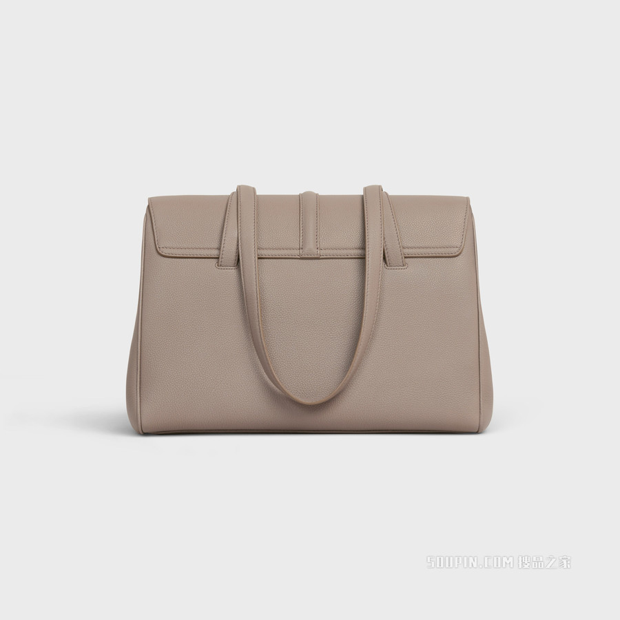 SOFT 16中号柔软粒面牛皮革手袋 24104