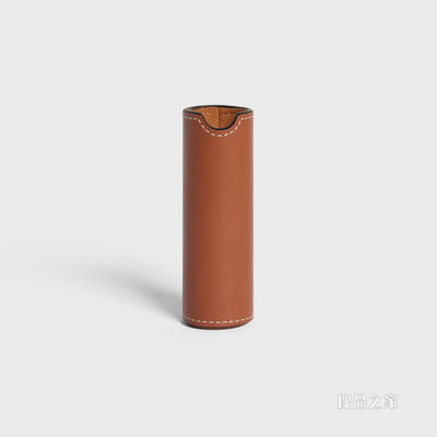 光滑牛皮革香水瓶旅行盒 23879