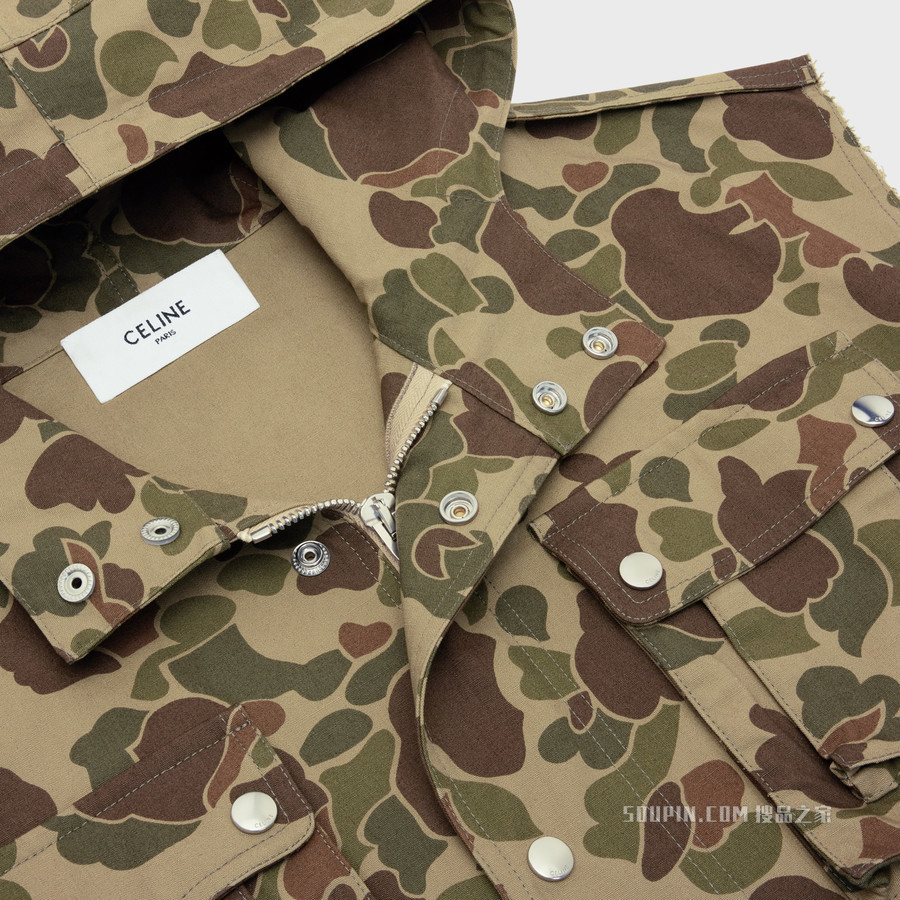 军旅风棉质背心 24178