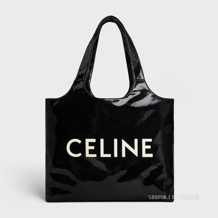 CELINE印花人造革购物袋 24675