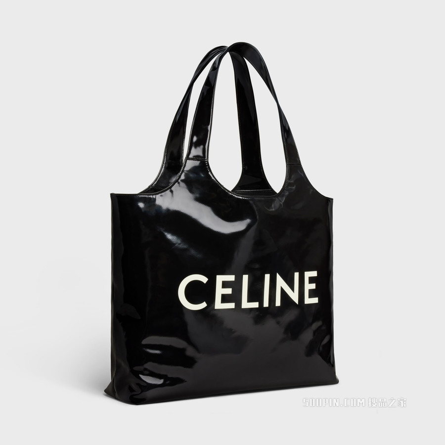CELINE印花人造革购物袋 24675