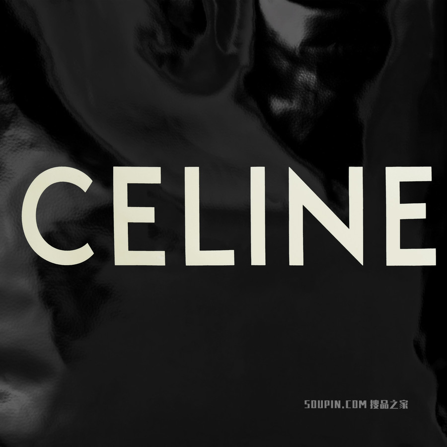 CELINE印花人造革购物袋 24675
