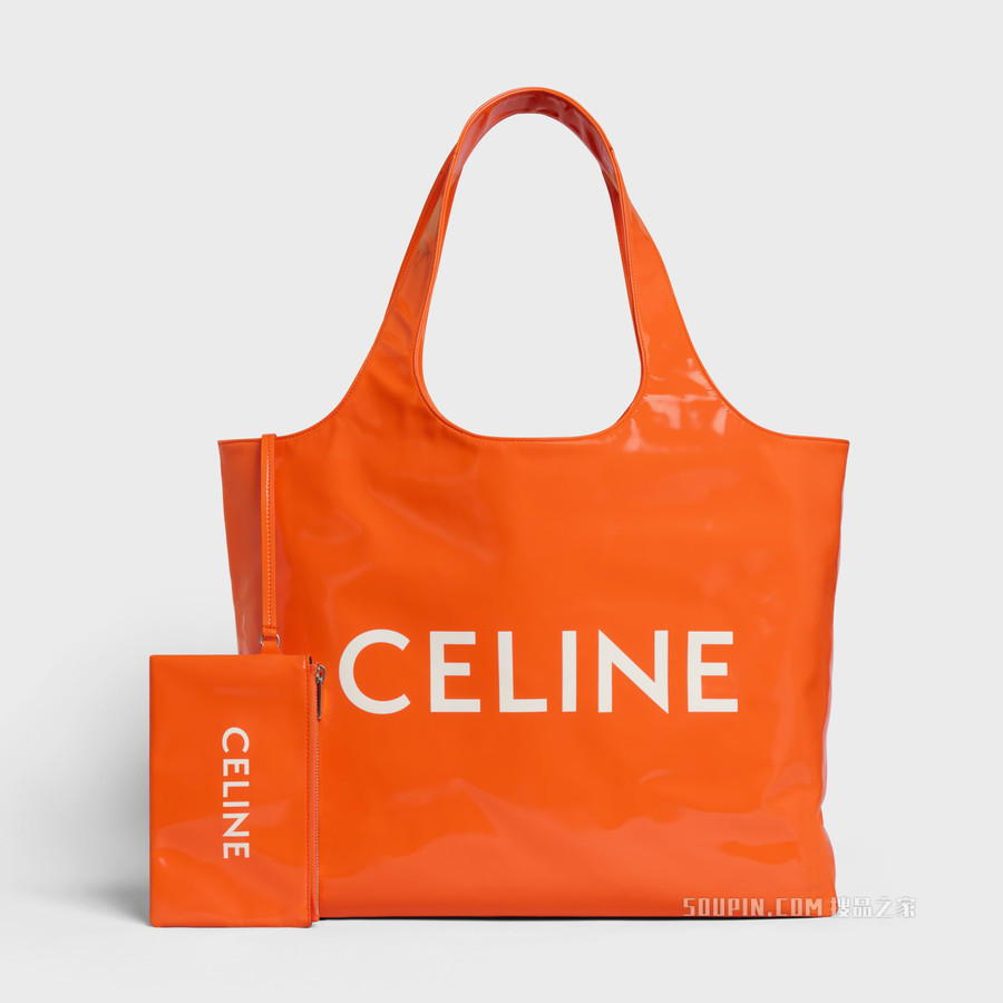 CELINE印花人造革购物袋 26267