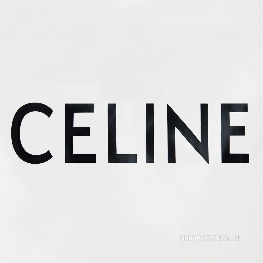 CELINE印花人造革购物袋 23678