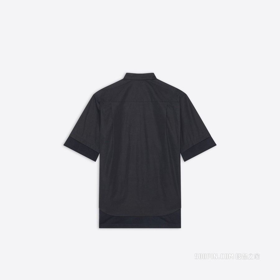 BB标志层叠衬衫
