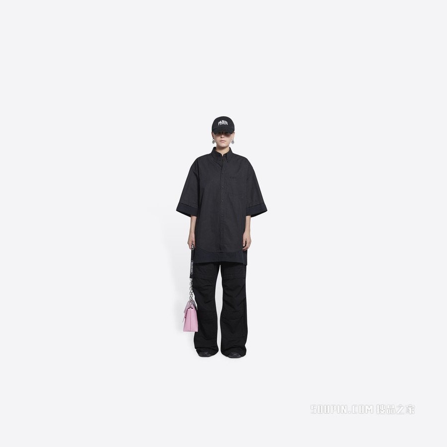 BB标志层叠衬衫