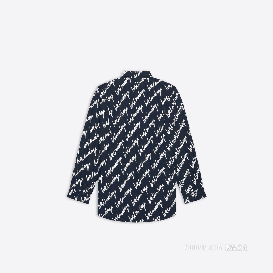 NEW SCRIBBLE廓形衬衫