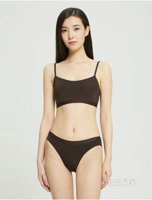 【自然系列】Calvin Klein 女士哑光循环LOGO比基尼内裤QF6761AD