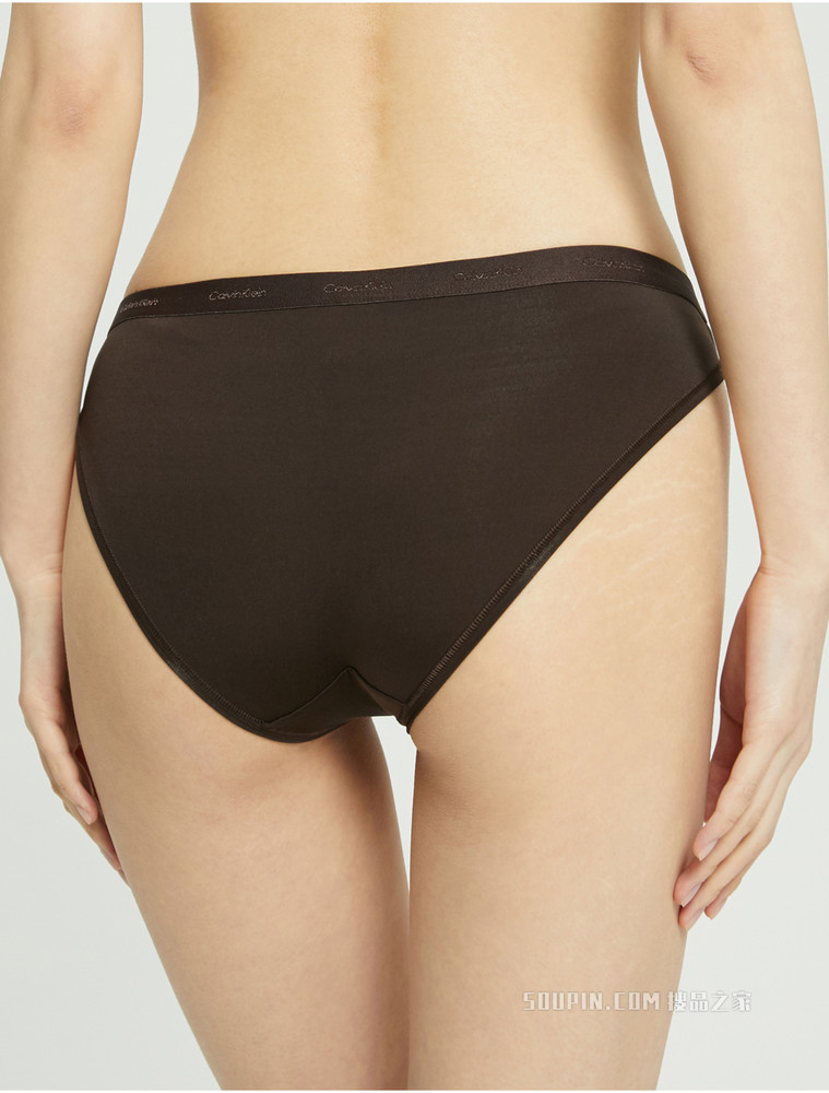 【自然系列】Calvin Klein 女士哑光循环LOGO比基尼内裤QF6761AD