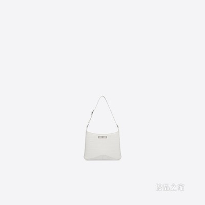 XX鳄鱼纹压花小号新月包