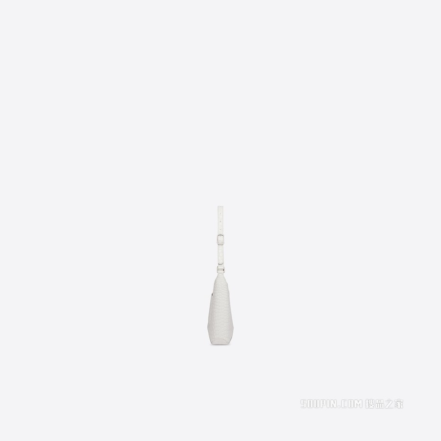 XX鳄鱼纹压花小号新月包