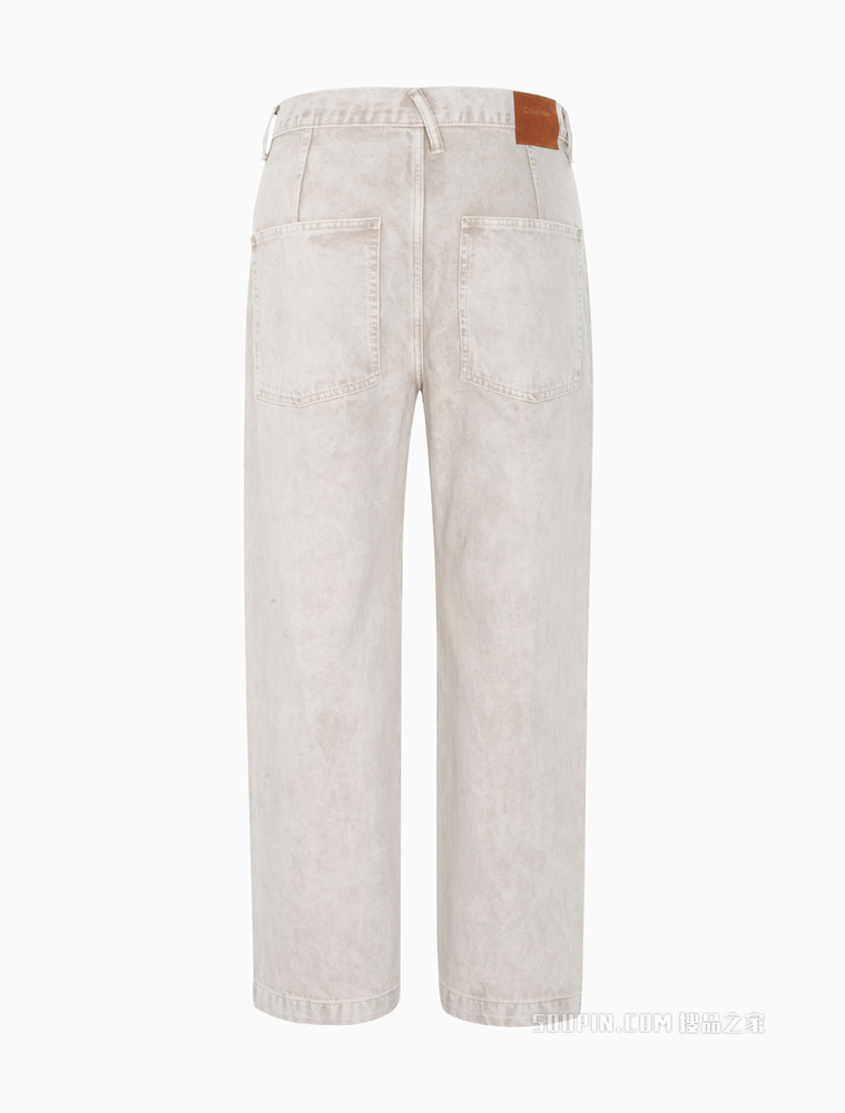 【JENNIE同款】Calvin Klein 男女同款复古直筒牛仔裤40668ST