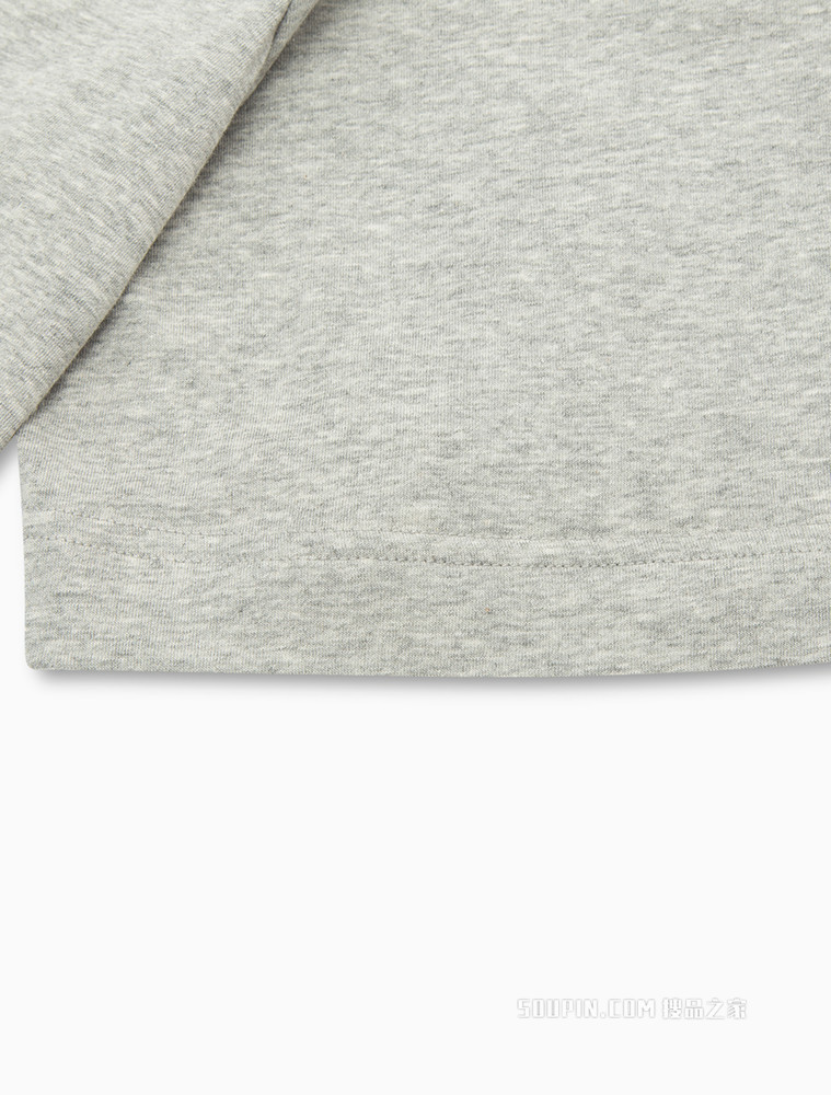 Calvin Klein 女士方框LOGO刺绣圆领短袖家居睡裙QS6800