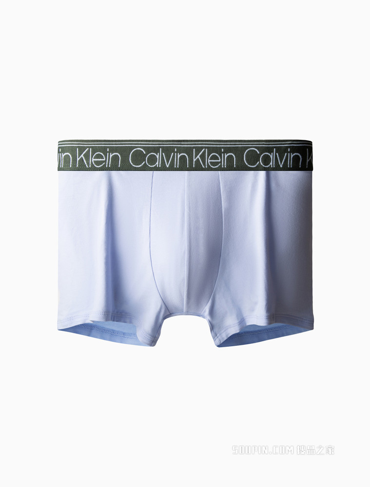 Calvin Klein 男士三条装循环LOGO腰边舒适透气平角内裤NB2729