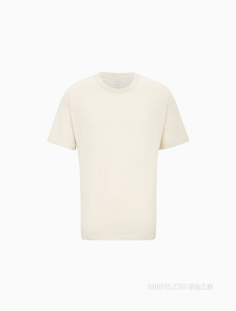 Calvin Klein 男士三件装圆领棉质舒适休闲居家短袖上衣NB3061