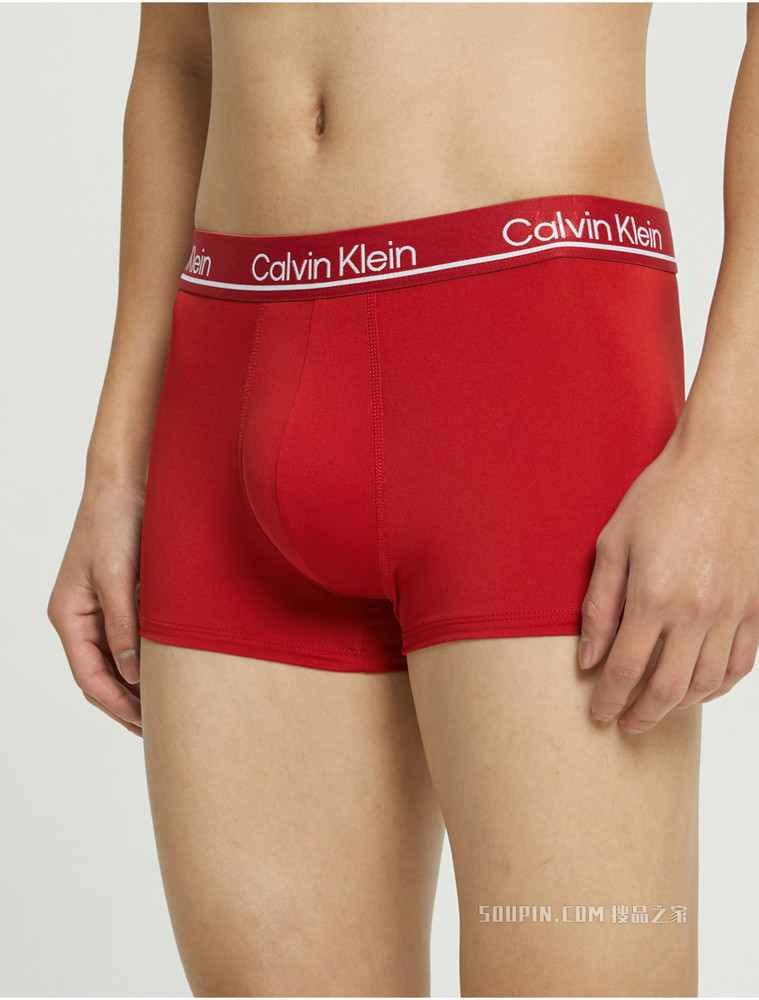 Calvin Klein 男士三条装LOGO腰边弹力轻薄平角内裤NP2443O