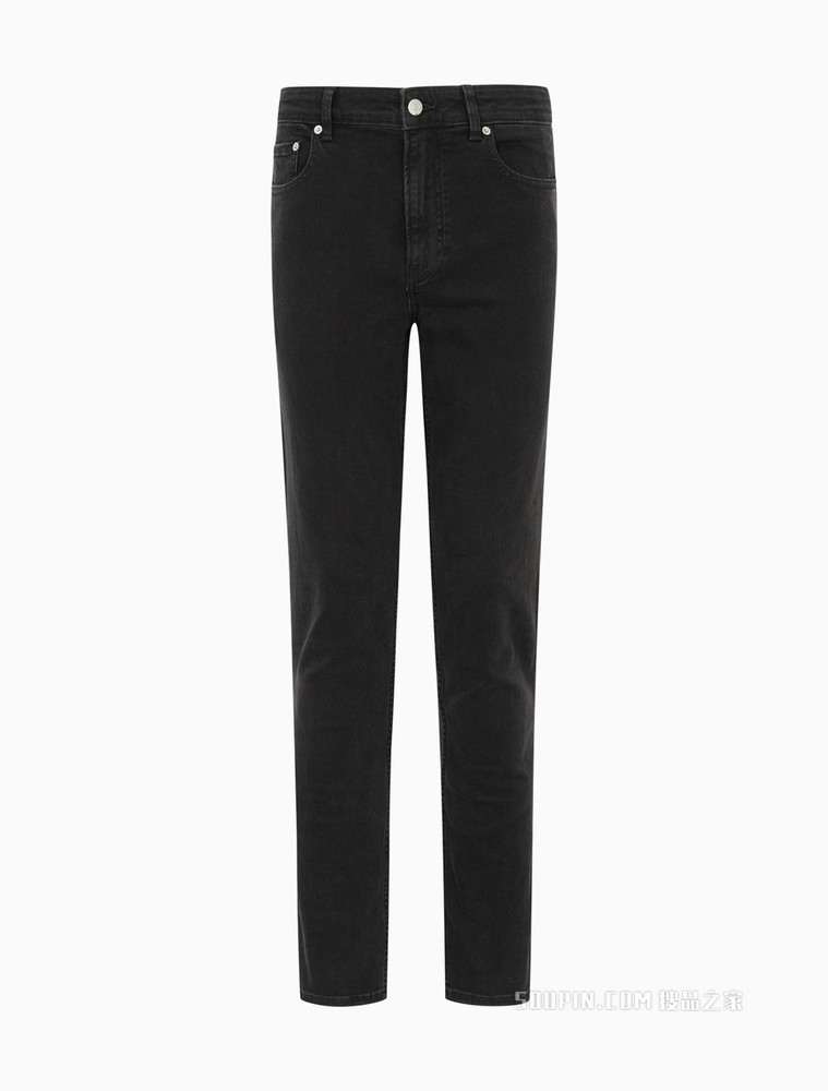 Calvin Klein 男士中腰修身合体纯色时尚牛仔裤J319355