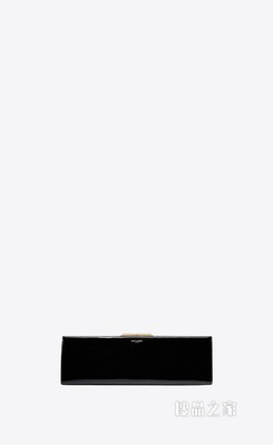 Midnight大号漆皮手拿包