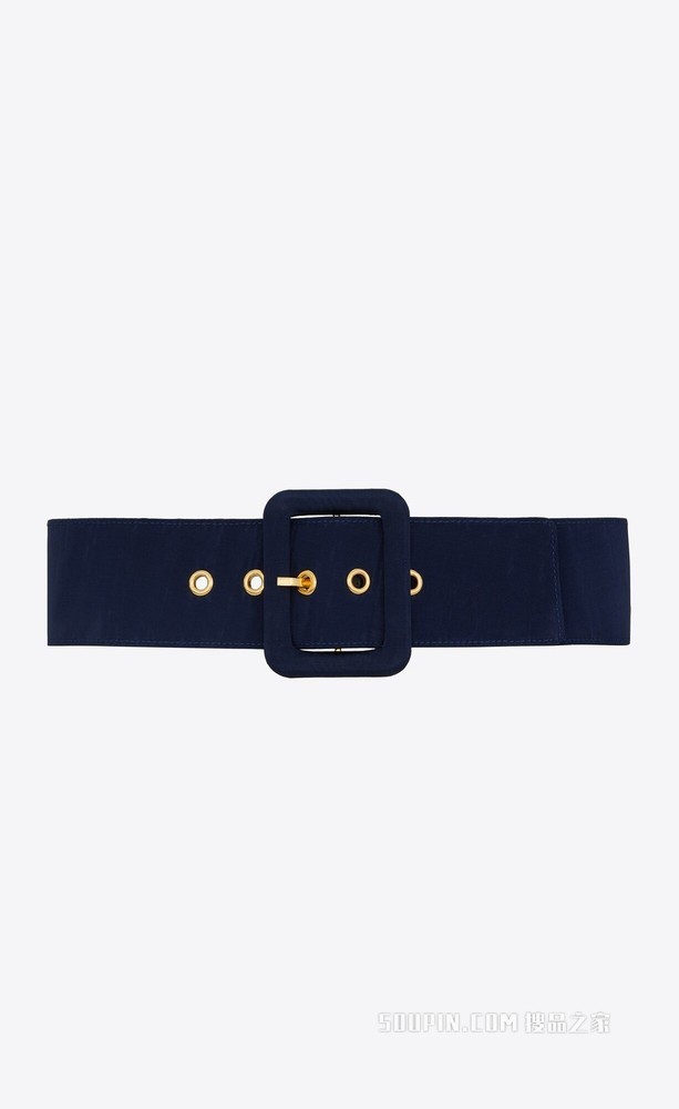 云纹包覆搭扣束腰腰带