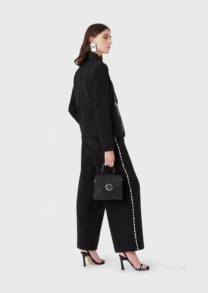 优雅撞色时尚休闲裤 | Emporio Armani