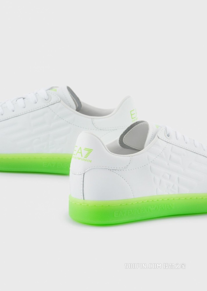 男女同款别致压花休闲运动鞋 | EA7