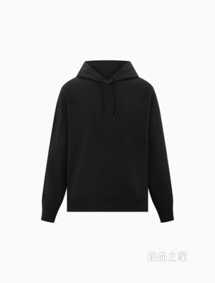 Calvin Klein 男女同款时尚简约LOGO抽绳连帽套头卫衣40630ST