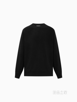 Calvin Klein 男女同款休闲圆领简约刺绣LOGO套头卫衣40631ST