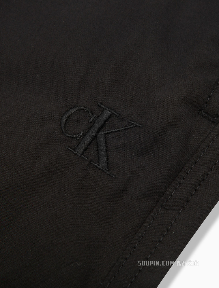 Calvin Klein 男士工装风松紧腰LOGO织带插扣休闲裤J320589