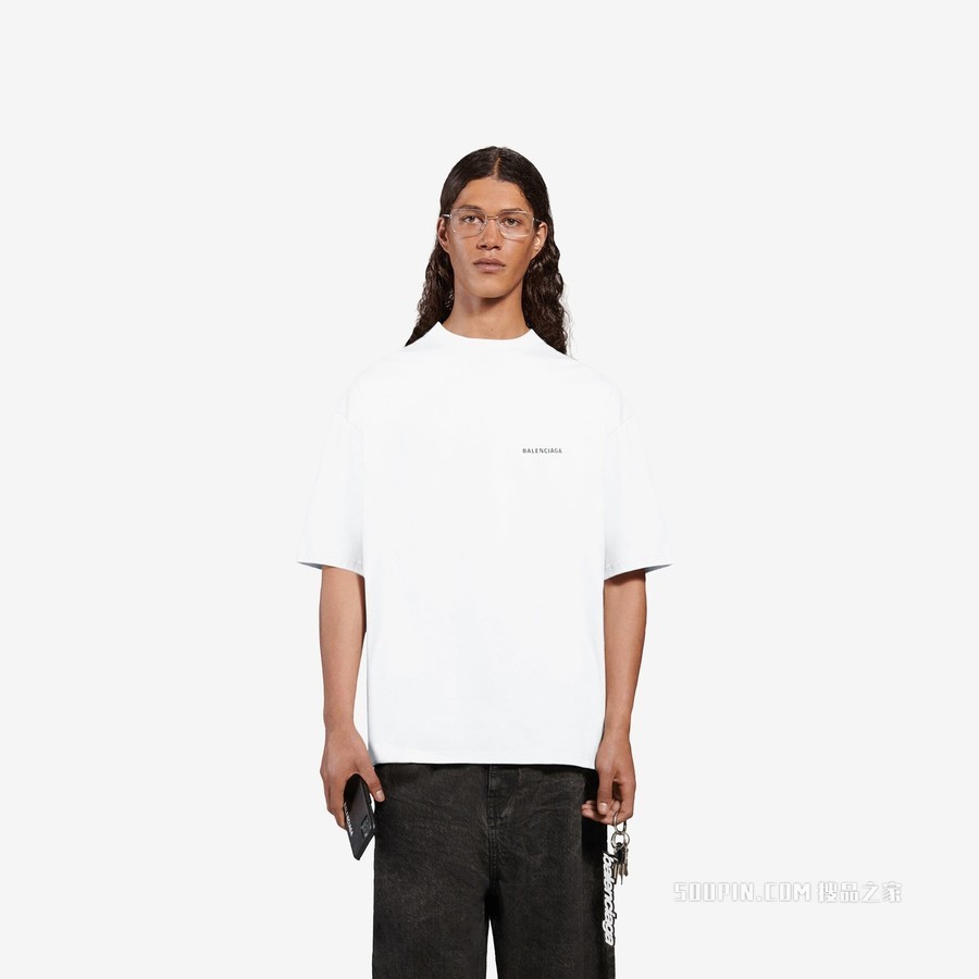 LOGO中等剪裁T恤