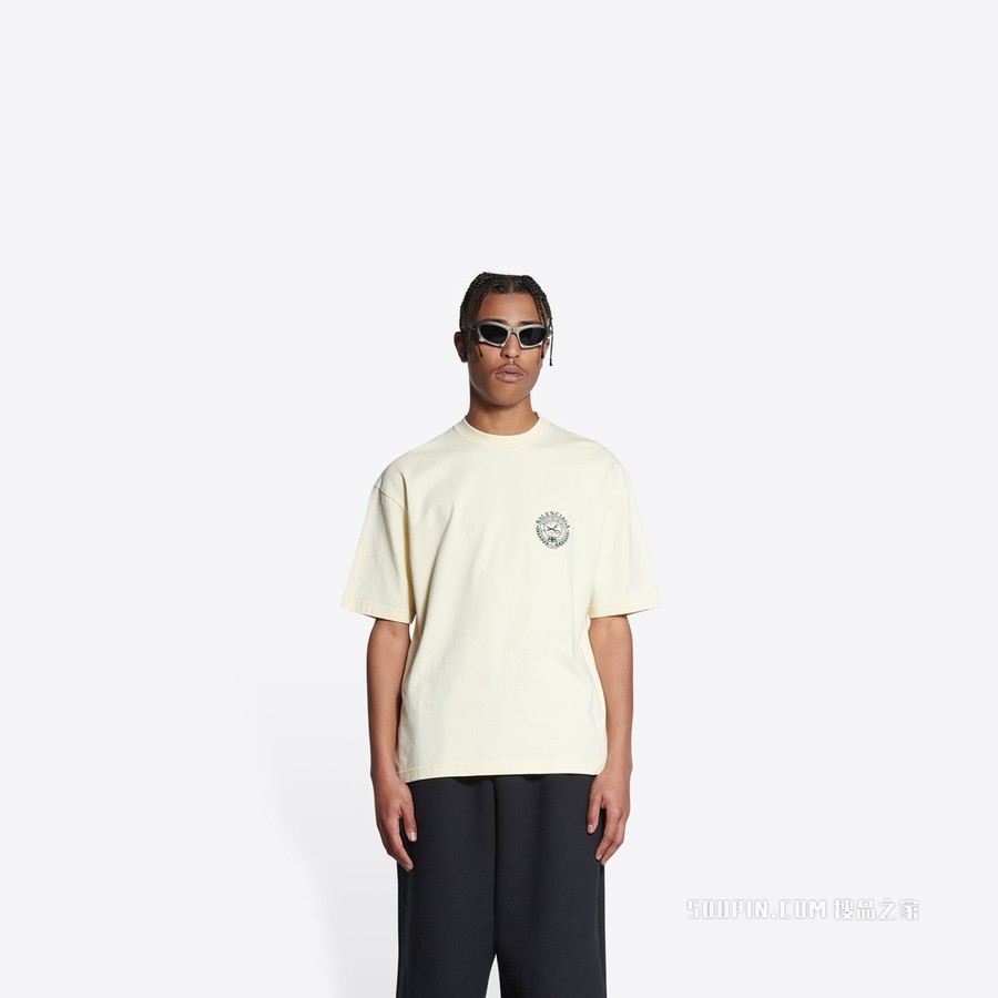 SCISSORS CREST中等剪裁T恤