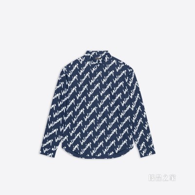 NEW SCRIBBLE廓形衬衫