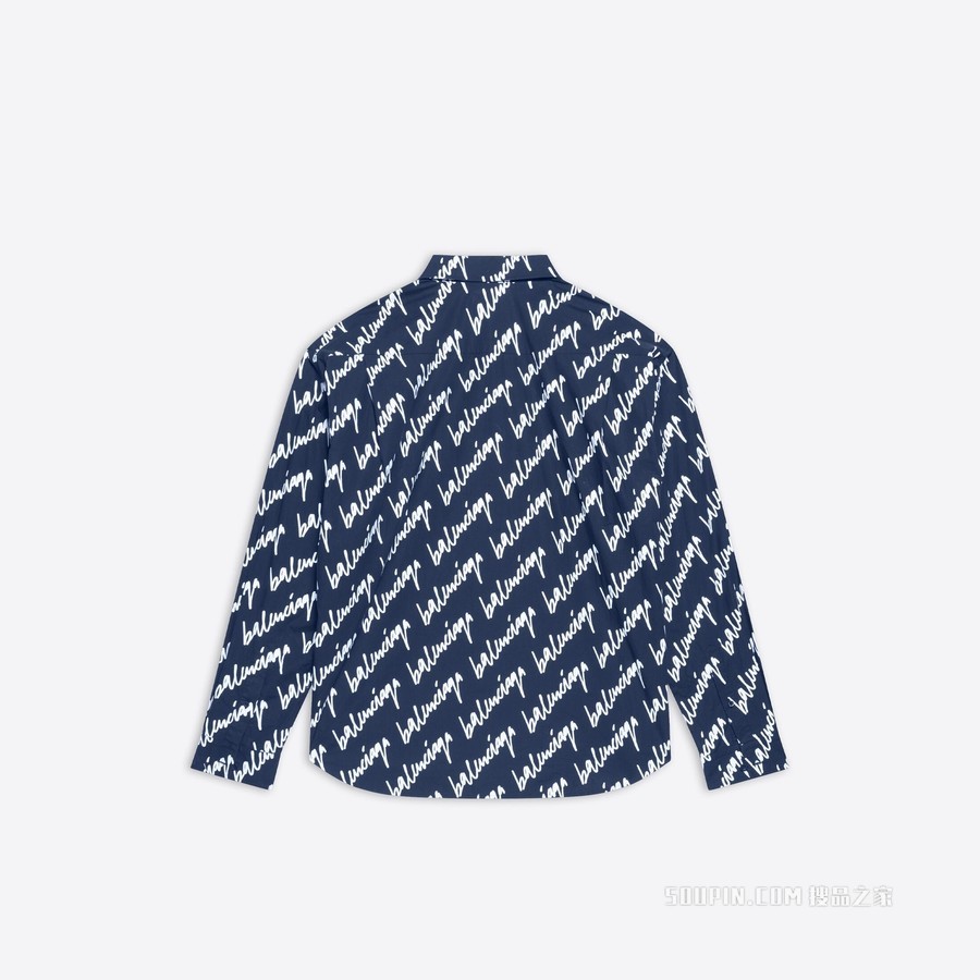 NEW SCRIBBLE廓形衬衫